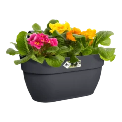 Elho Balkonbak Vibia Campana Easy Hanger Medium - Antraciet -Plant Verkoop balkonbak vibia campana easy hanger medium antraciet balkonbak antraciet 4 1