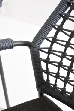 Barista Dining Stoel - Blauw - Incl. Kussen -Plant Verkoop barista dining stoel blauw incl kussen 5 3