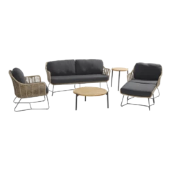 Belmond Lounge Bank 2.5-zits - Incl. Kussens -Plant Verkoop belmond lounge bank 25 zits incl kussens 3 1