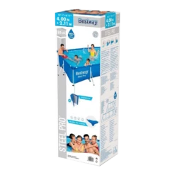 Bestway Frame Zwembad - Steel Pro - 400x211x81cm -Plant Verkoop bestway frame zwembad steel pro 400x211x81cm 6 1