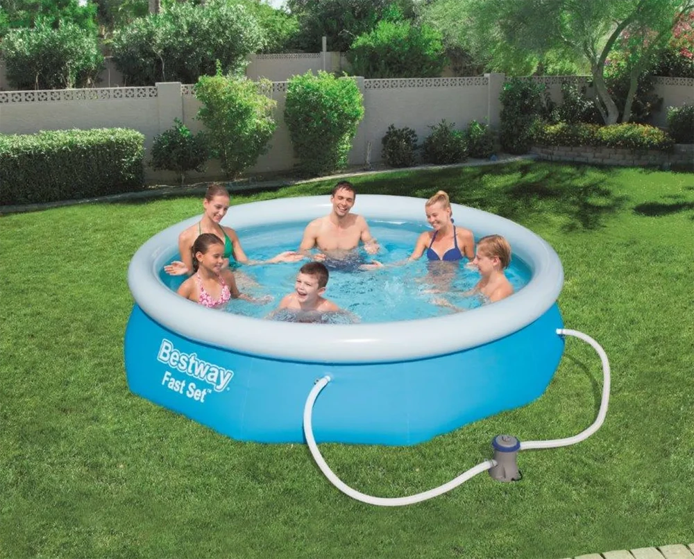 Bestway Opblaasbaar Zwembad - Fast Set - 305x75cm 2 Bestway Opblaasbaar Zwembad - Fast Set - 305x75cm - Afbeelding 2