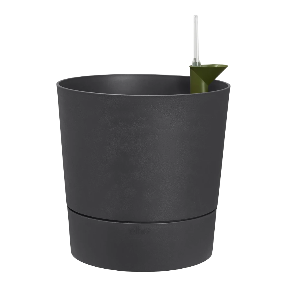 Bloempot Elho Greensense Aqua Care Rond - D43 X H34cm - Houtskoolgrijs - Afbeelding 2