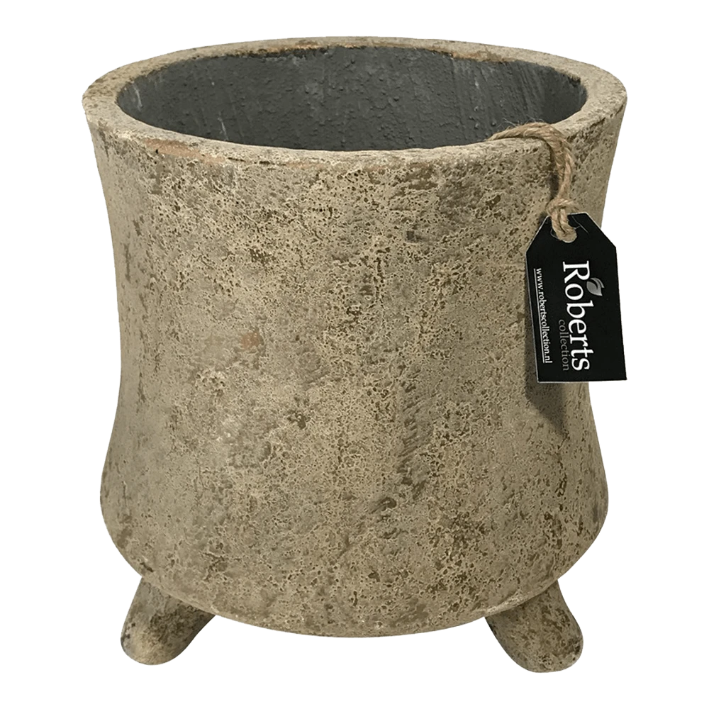 Bloempot Freemont - D24 X H26cm - Cream 1 Bloempot Freemont - D24 X H26cm - Cream