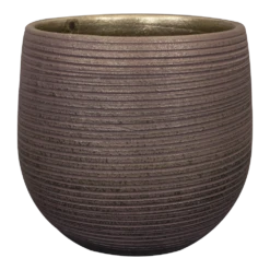 Bloempot Lydia - D22 X H20cm - Shiny Purple