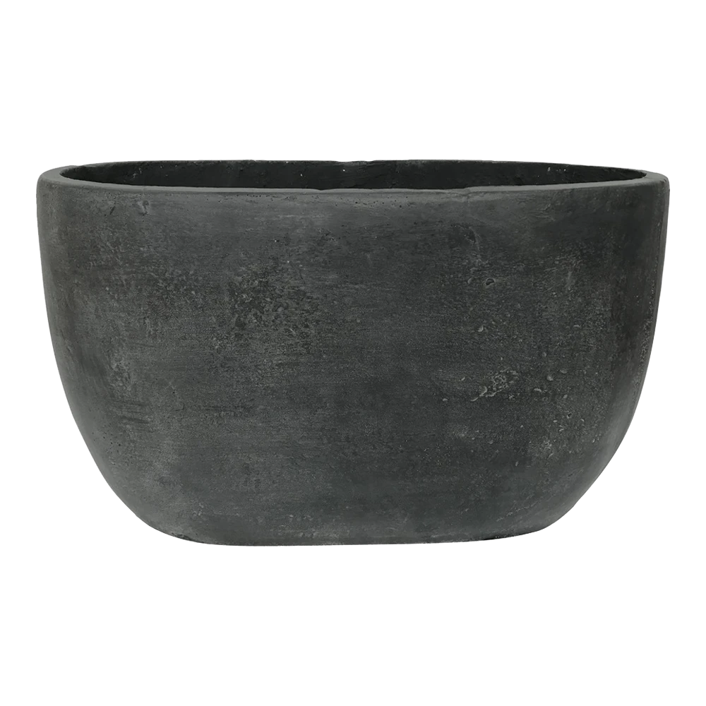 Bloempot Shanon Ovaal - L45 X B18 X H26cm - Load Grey