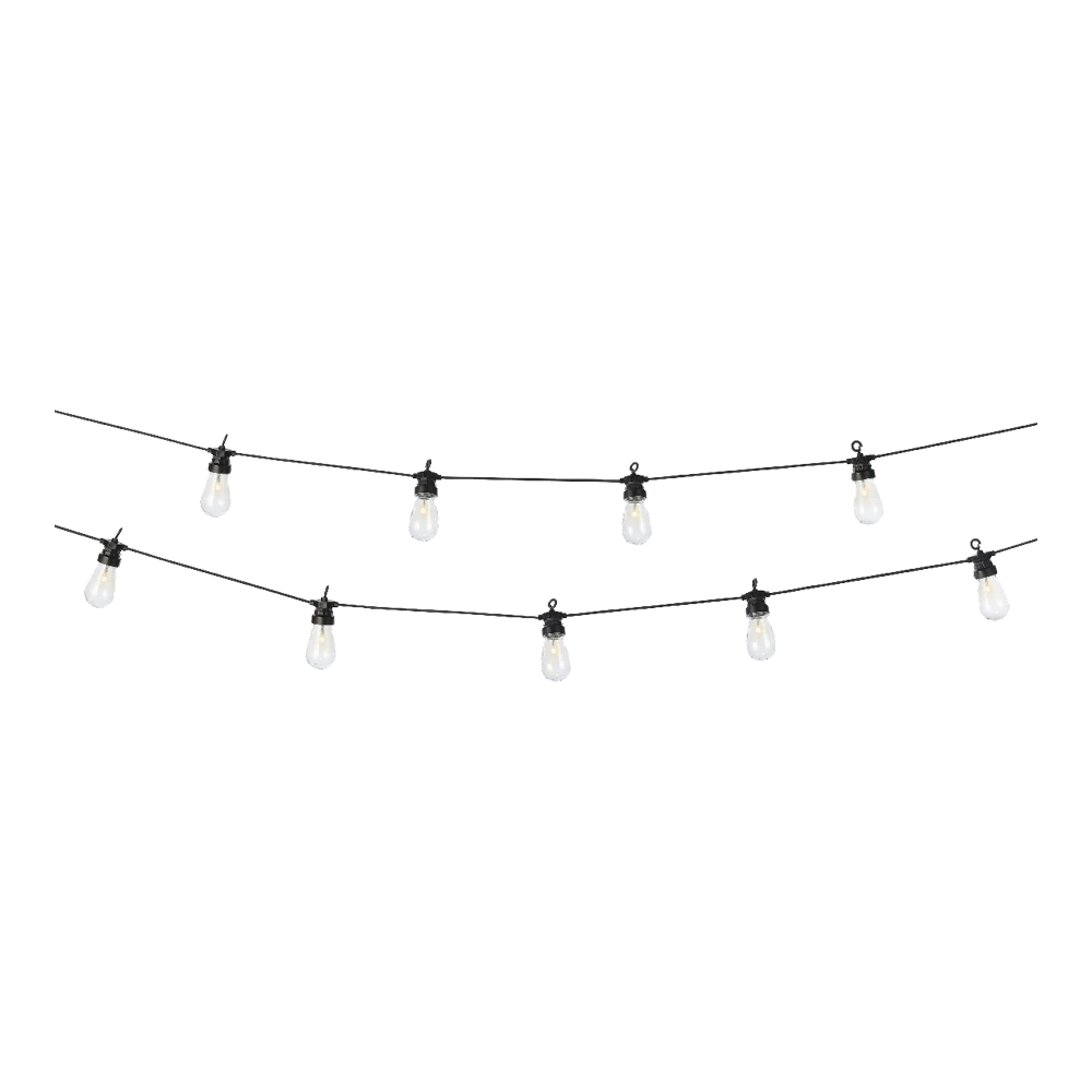 Lumineo Budget Feestverlichting Lichtsnoer - Peervorm - 950cm - 20 LEDS - Warm Wit - Afbeelding 3