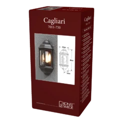 Konstsmide Cagliari 230V Wandlampr Flush 36cm, E27 Max 100W -Plant Verkoop cagliari 230v wandlampr flush 36cm e27 max 100w netstroom 3