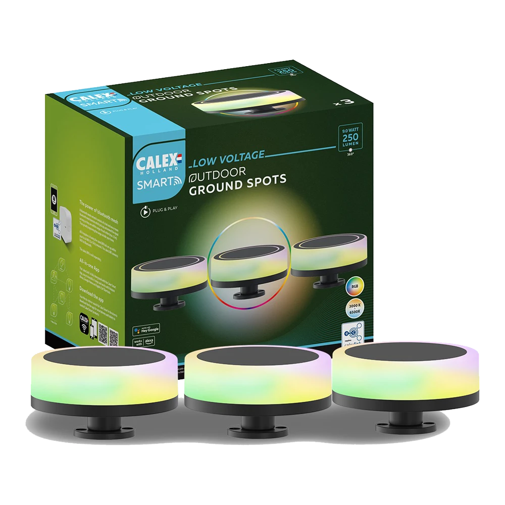 Calex Smart Outdoor Grond/Tuinspots - Set Of 3 24V