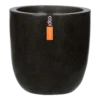 Capi Bloempot Bol Lux Terrazo - D35 X H34cm - Zwart