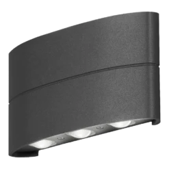 Konstsmide Chieri PowerLED 230V Wandlamp Flush Double Three LED, 6x 1.33W -Plant Verkoop chieri powerled 230v wandlamp flush double three led 6x 133w netstroom 3