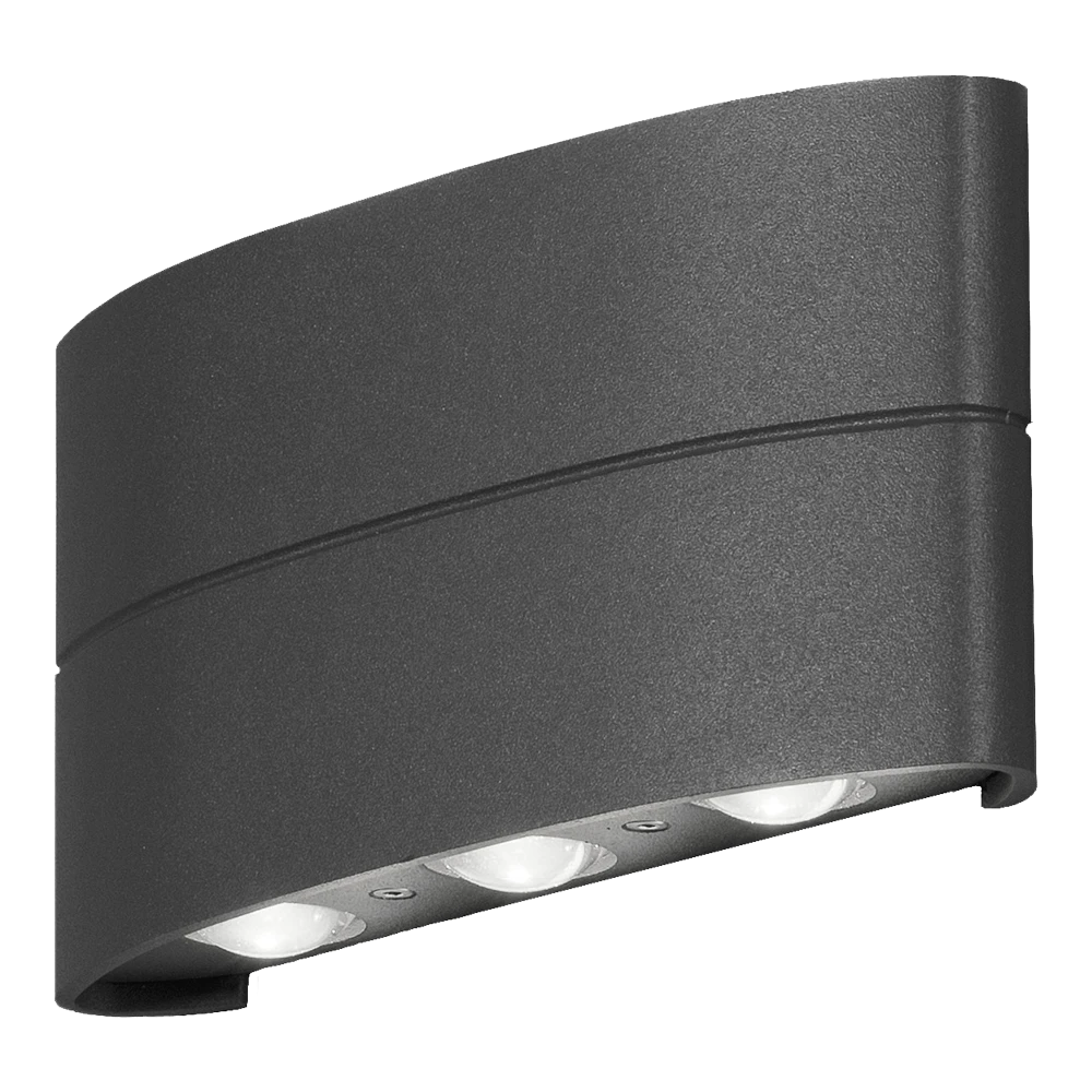 Konstsmide Chieri PowerLED 230V Wandlamp Flush Double Three LED, 6x 1.33W - Afbeelding 3