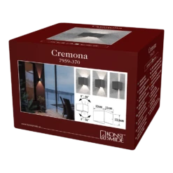 Konstsmide Cremona PowerLED 230V Wandlamp Flush 13.5cm, 2x 3W -Plant Verkoop cremona powerled 230v wandlamp flush 135cm 2x 3w netstroom 5