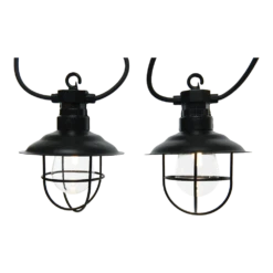 Lumineo Feestverlichting Lichtsnoer - 450cm - 10 LEDS - Warm Wit -Plant Verkoop feestverlichting lichtsnoer 450cm 10 leds warm wit netstroom 3 3