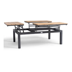 Flip-Up Coffee Tafel - 120 X 79 X 42 Cm - Teak -Plant Verkoop flip up coffee tafel 120x79x42 cm teak 4