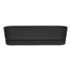 Bloembak Elho Greenville Terrace Long 70cm - Met Wielen - Living Black