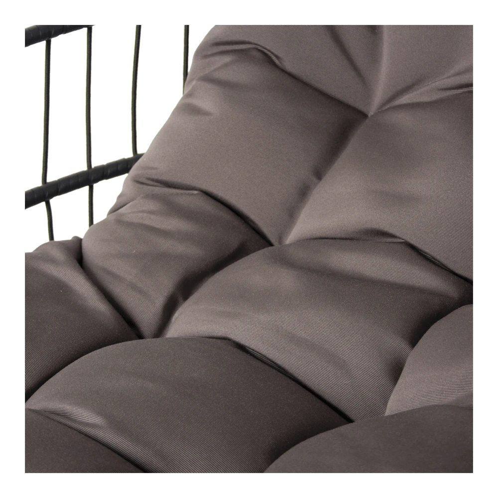 Hangstoel Norway - Inklapbaar - Zwart/Bruin 3 Hangstoel Norway - Inklapbaar - Zwart/Bruin - Afbeelding 3