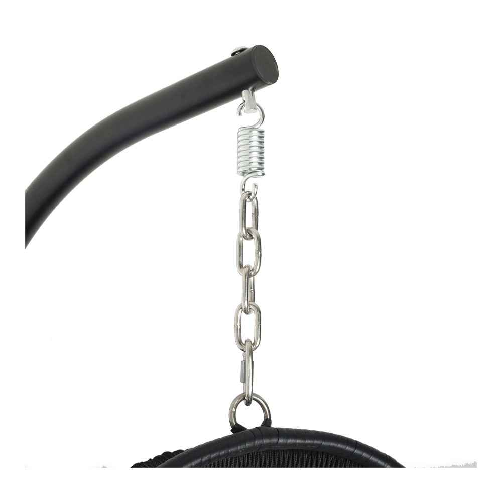 Hangstoel Norway - Inklapbaar - Zwart/Bruin 5 Hangstoel Norway - Inklapbaar - Zwart/Bruin - Afbeelding 5