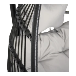 Hangstoel Norway - Inklapbaar - Zwart/Grijs -Plant Verkoop hangstoel norway inklapbaar zwart grijs 5