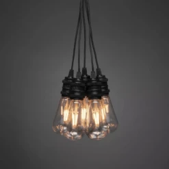 Lichtsnoer Feestverlichting Edison LED Koppelbaar + Dimbaar - Startset - 10m - 10 LED's - Konstsmide