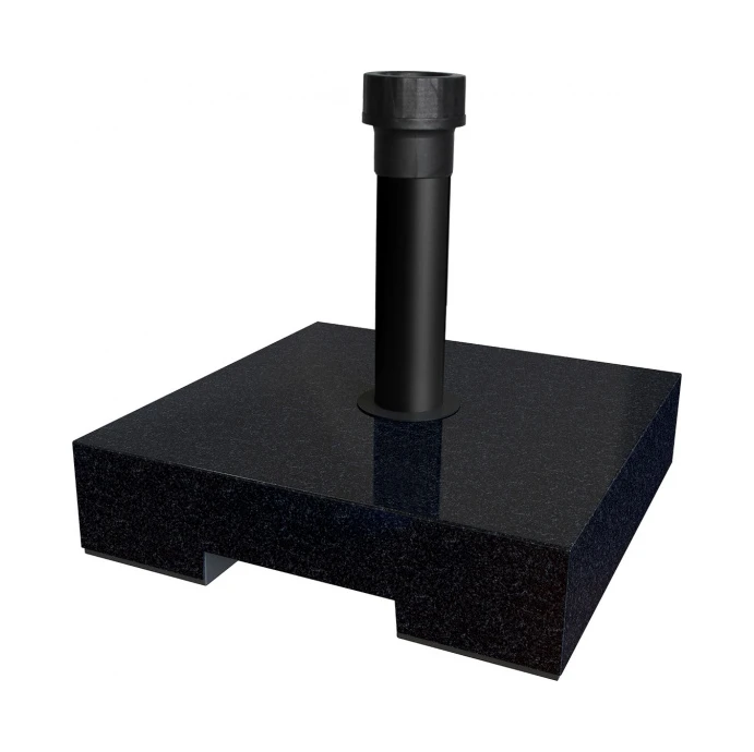 Parasolvoet Voor Stokparasols - Zwart - 40kg 1 Parasolvoet Voor Stokparasols - Zwart - 40kg