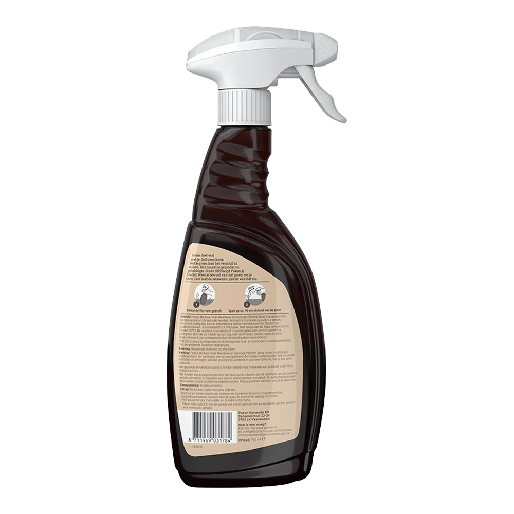 Pokon Bio Kuur Voor Weerbare En Gezonde Planten Spray 750ml - Insecten En Ongedierte 2 Pokon Bio Kuur Voor Weerbare En Gezonde Planten Spray 750ml - Insecten En Ongedierte - Afbeelding 2