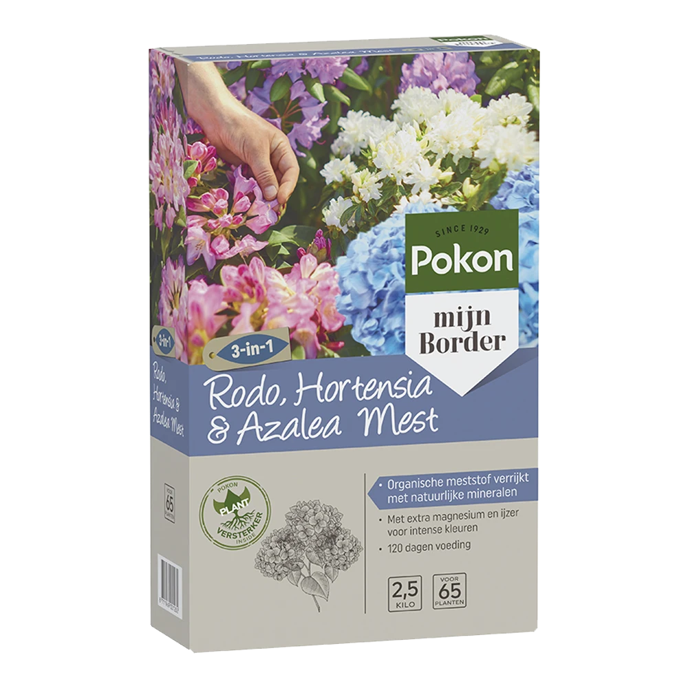 Pokon Rhododendron, Hortensia & Azalea Mest 2,5kg - Tuinplanten Voeding 1 Pokon Rhododendron, Hortensia & Azalea Mest 2,5kg - Tuinplanten Voeding