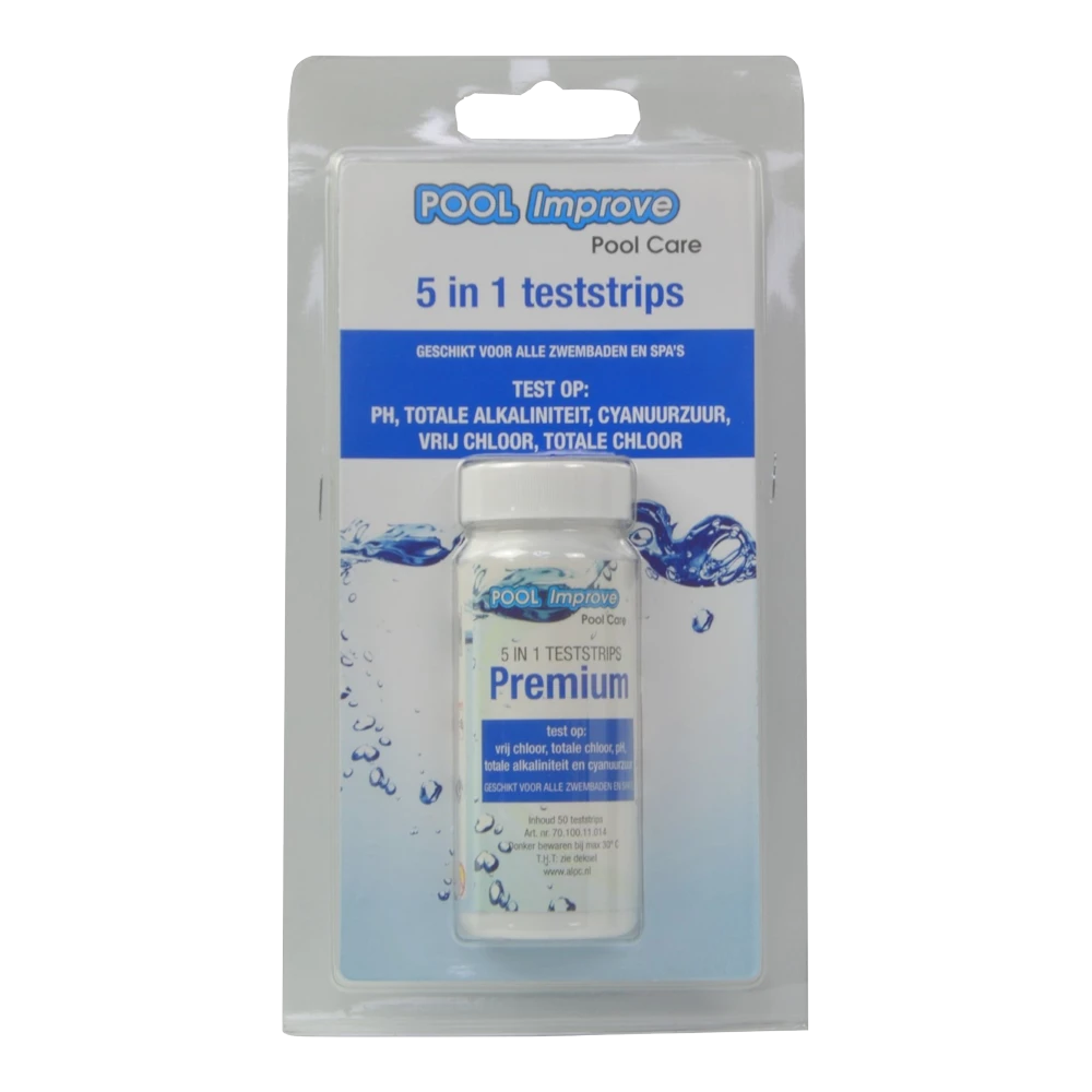 Pool Improve Teststrips 5 In 1 2 Pool Improve Teststrips 5 In 1 - Afbeelding 2