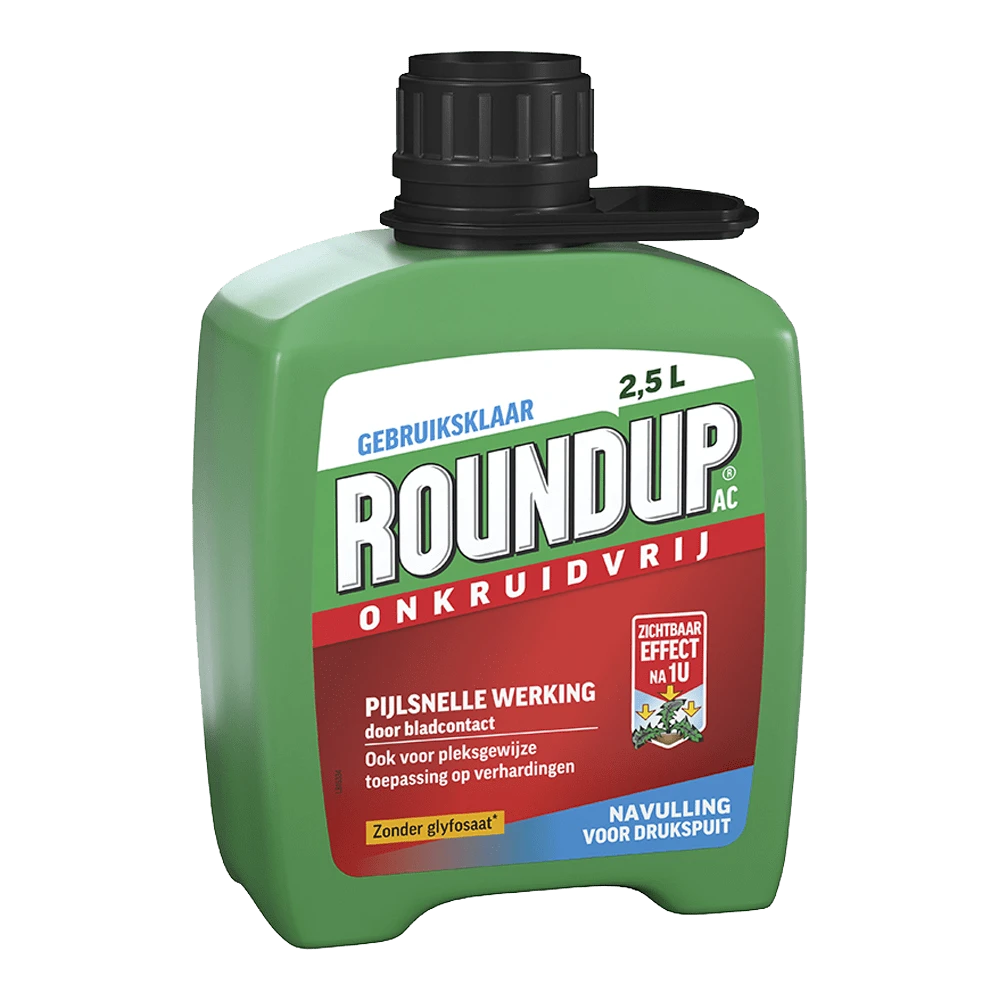 ROUNDUPu00ae AC Snel Onkruidvrij Onkruiddrukspuit Navulverpakking 2,5L - Onkruid En Aanslag 1 ROUNDUPu00ae AC Snel Onkruidvrij Onkruiddrukspuit Navulverpakking 2,5L - Onkruid En Aanslag