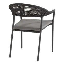 Sienna Dining Stoel - Grijs - Incl. Kussen -Plant Verkoop sienna dining stoel grijs incl kussen 3 1
