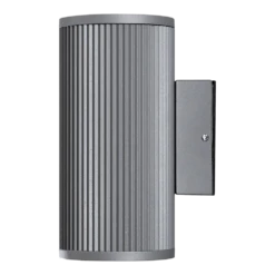 Konstsmide Siracusa 230V Wandlamp Twinspot Geribbeld 20.5cm, GU10 Max 2x 35W -Plant Verkoop siracusa 230v wandlamp twinspot geribbeld 205cm gu10 max 2x 35w netstroom 3