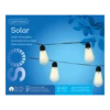 Lumineo Solar Feestverlichting Lichtsnoer - Flashing Effect - 180cm - 10 LEDS - Warm Wit