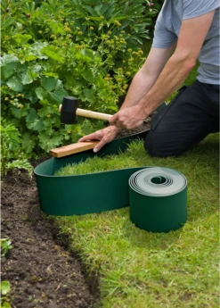 Tuinborderrand PE Groen 3mm - 10x0,15m - Nature -Plant Verkoop tuinborderrand pe groen 3mm 10x0 15m nature 4