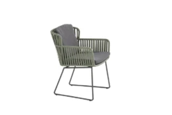 Vitali Dining Stoel - Groen - Incl. Kussens -Plant Verkoop vitali dining stoel groen incl kussens 4 2