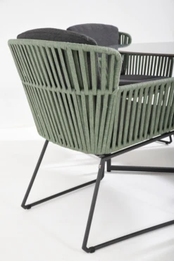 Vitali Dining Stoel - Groen - Incl. Kussens -Plant Verkoop vitali dining stoel groen incl kussens 5 2