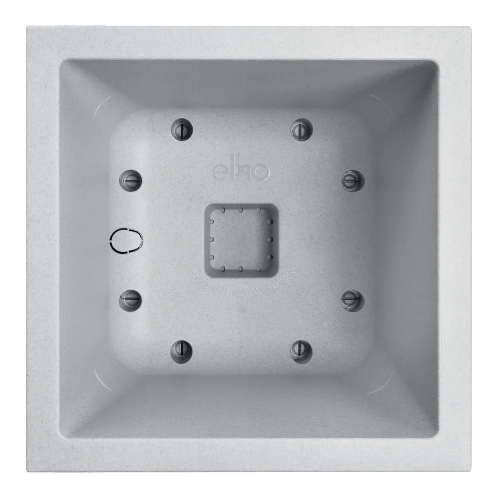 Elho Vivo Next Vierkant Wielen 40cm - Warm Grijs 3 Elho Vivo Next Vierkant Wielen 40cm - Warm Grijs - Afbeelding 3