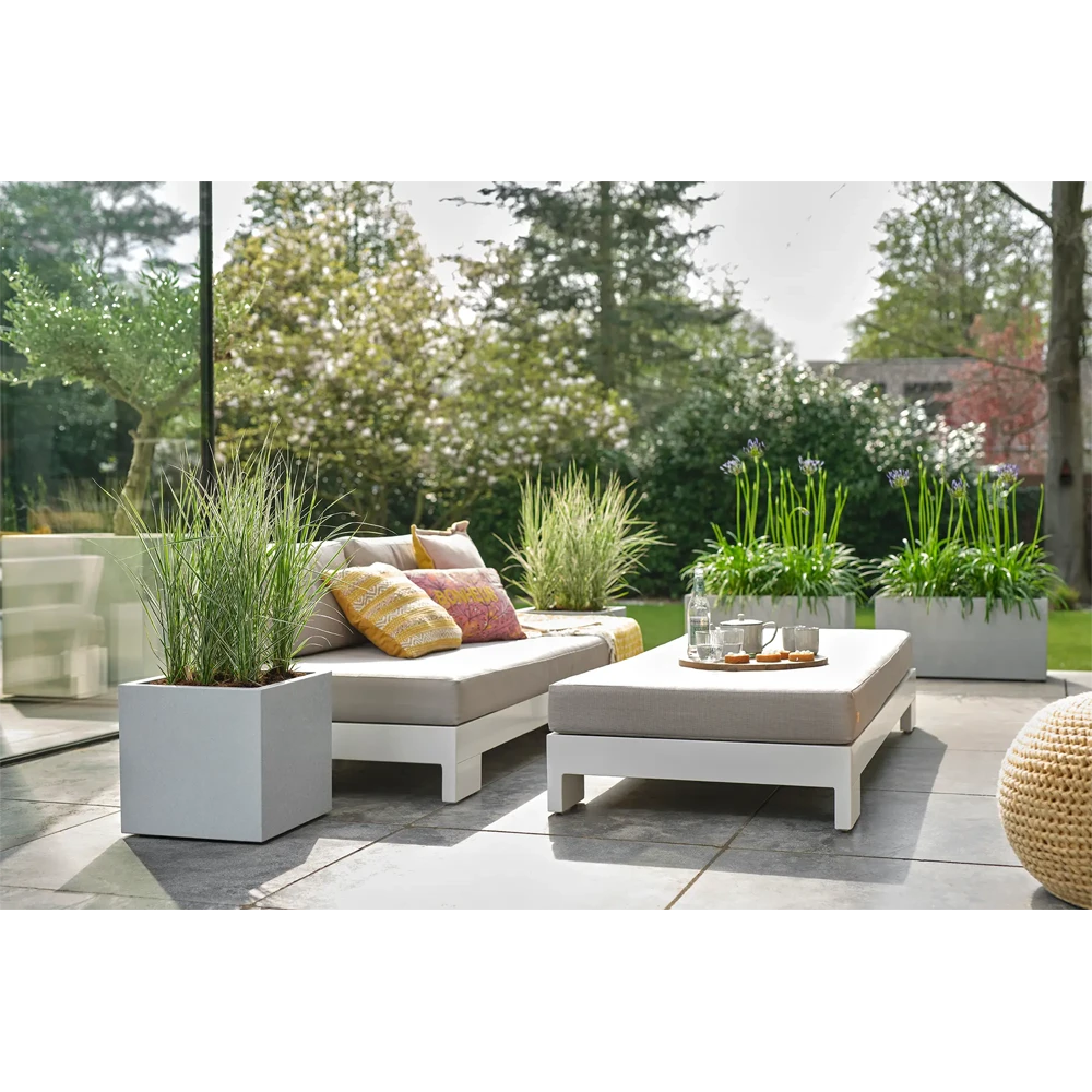 Elho Vivo Next Vierkant Wielen 40cm - Warm Grijs 7 Elho Vivo Next Vierkant Wielen 40cm - Warm Grijs - Afbeelding 7