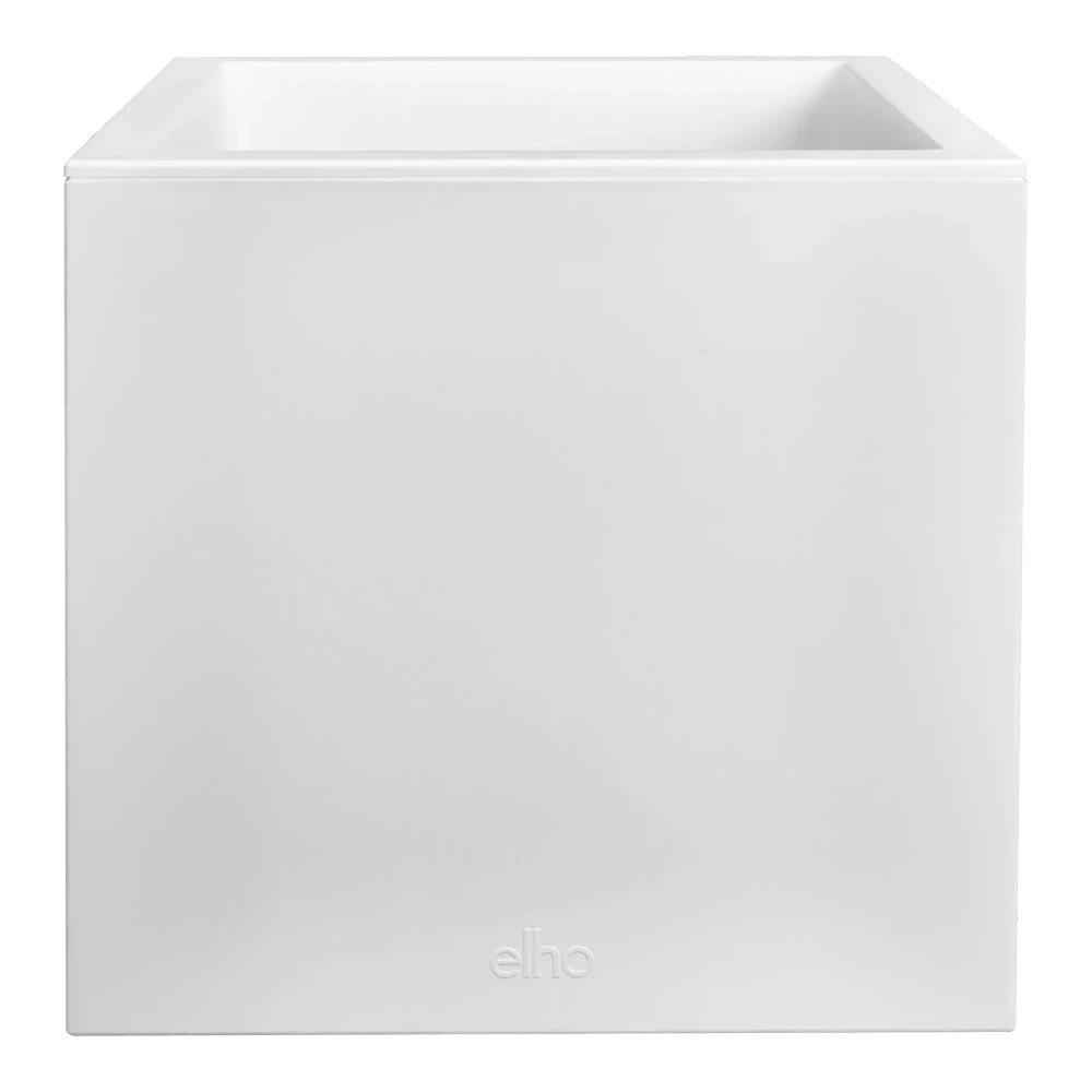 Elho Vivo Next Vierkant Wielen 30cm - Wit 1 Elho Vivo Next Vierkant Wielen 30cm - Wit