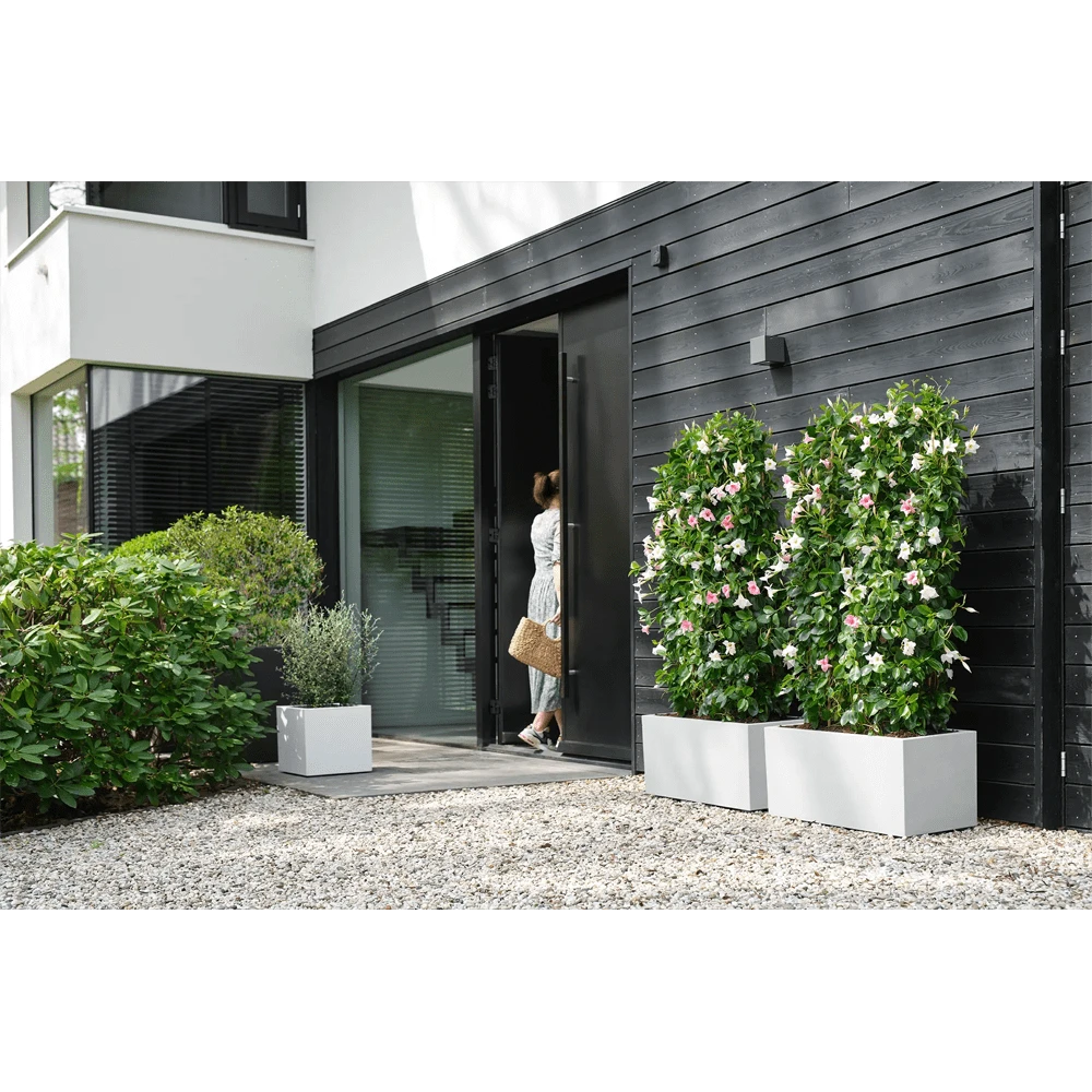 Elho Vivo Next Vierkant Wielen 30cm - Wit 6 Elho Vivo Next Vierkant Wielen 30cm - Wit - Afbeelding 6