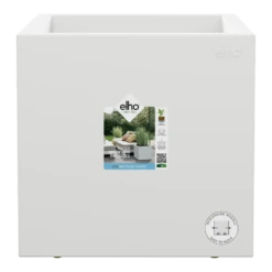 Elho Vivo Next Vierkant Wielen 40cm - Wit -Plant Verkoop vivo next vierkant wielen 40cm wit 4 1