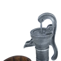 Waterornament Pomp Met Vaten - 74cm Hoog - Polystone -Plant Verkoop waterornament pomp met vaten 74cm hoog polystone 4